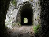 Latschur, Hochstaff Cesta skozi tunel